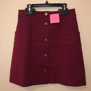 Kate Spade heart pocket skirt
